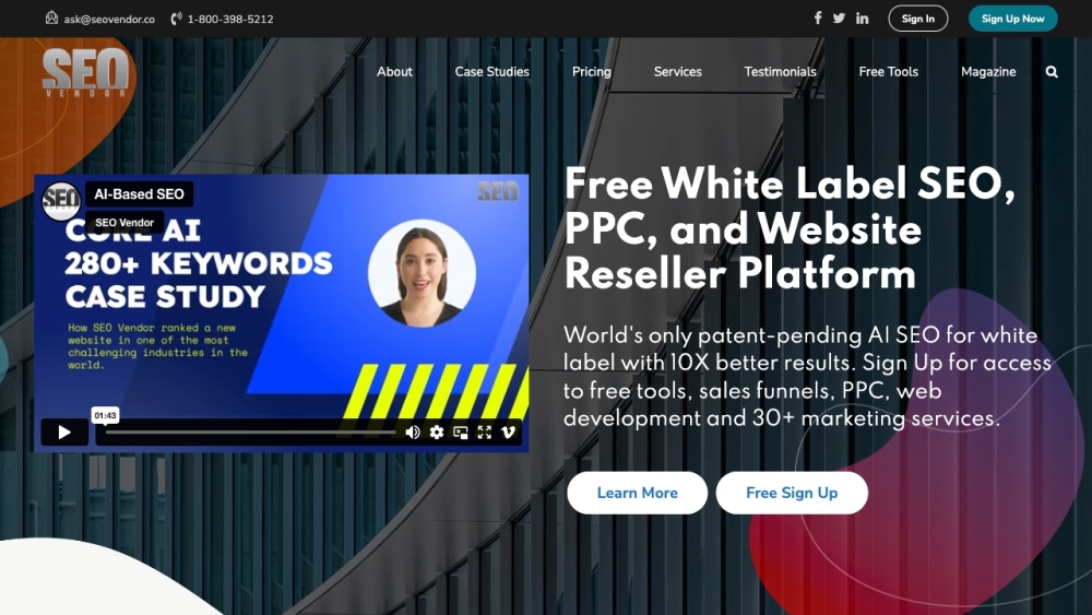 White Label SEO Reseller: AI Tools, Analytics, Lead Generation