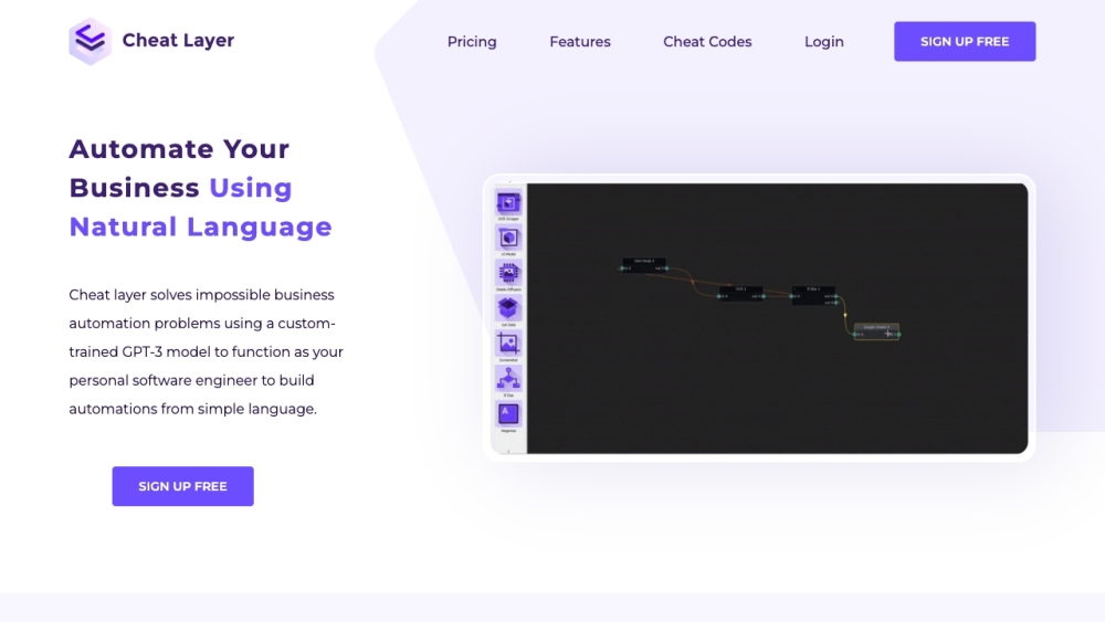 Cheat Layer: Automation Platform with GPT-3, Pricing, Reviews, Features
