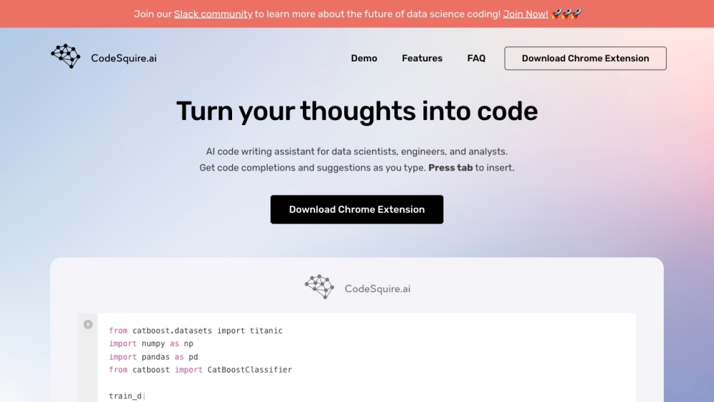 CodeSquire - AI code writing assistant : Use cases, Pricing, Reviews, Core features, alternatives