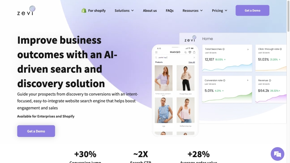 Zevi: AI-Powered Site Search & Discovery Platform Boosting Sales