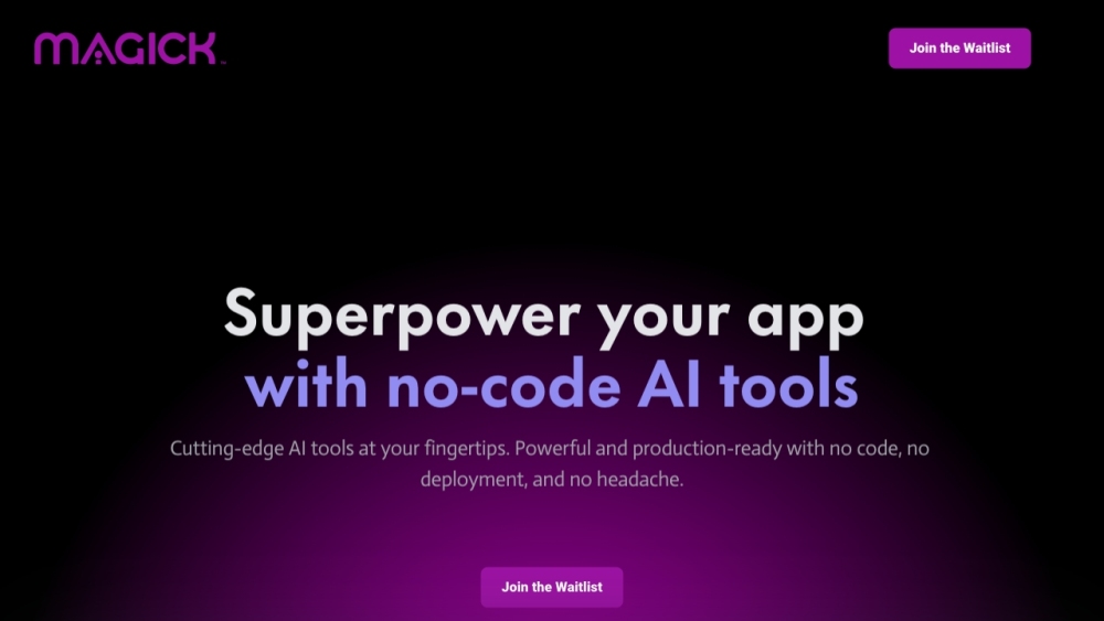 Magick Suite: AI Assistants, Bots & App Dev | Full Stack, User-Friendly