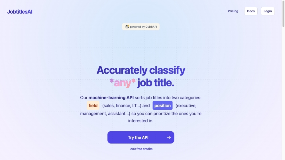 JobtitlesAI : Use cases, Pricing, Reviews, Core features, alternatives