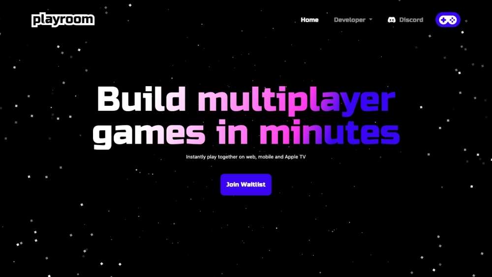 Playroom: Low-Code Multiplayer Game SDK for Developers & Students