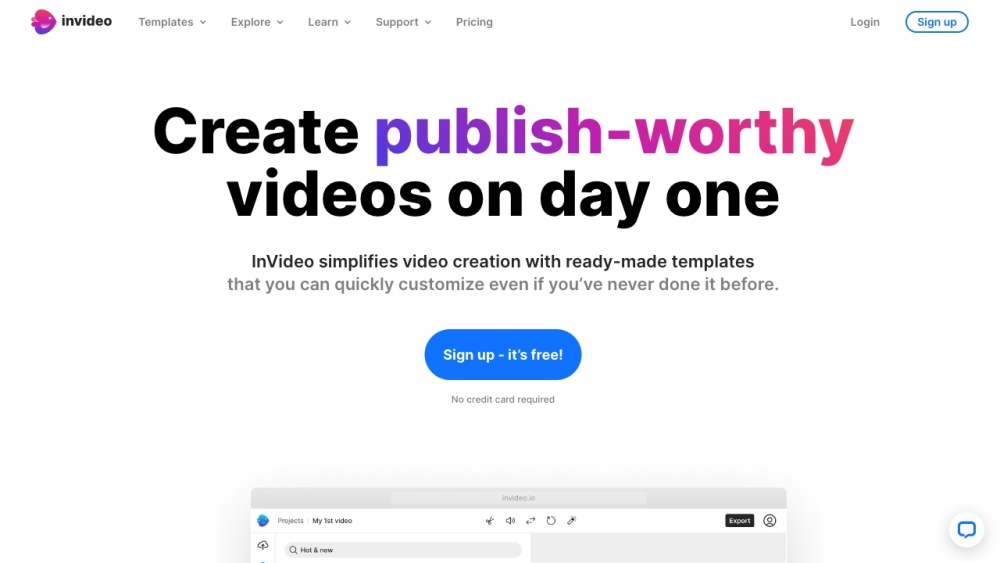 InVideo: Online Video Editor with Premium Templates, Images & Music