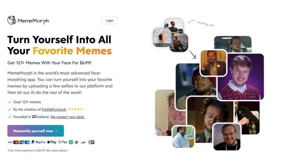 MemeMorph: AI Face-Morphing App for Personalized Meme Transformations