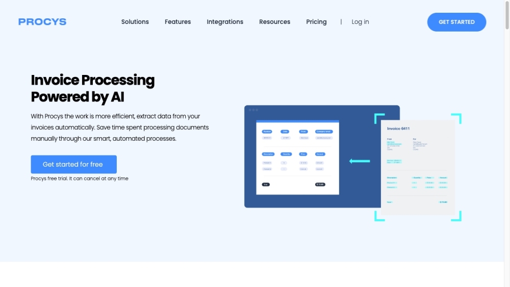 Procys: AI-Powered Document Processing & Data Extraction Tool