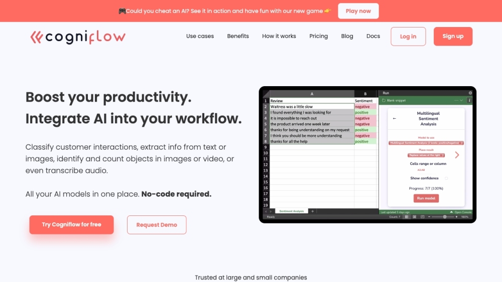 Cogniflow: No-Code AI for Workflow Automation & Data Analysis