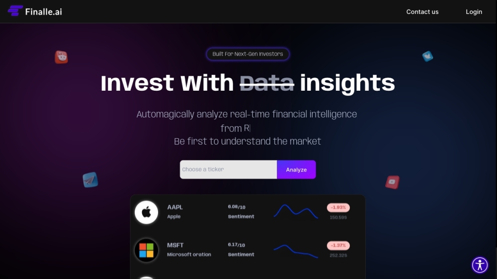 Finalle.ai: Turn Uncharted Data into Real-Time Financial Insights