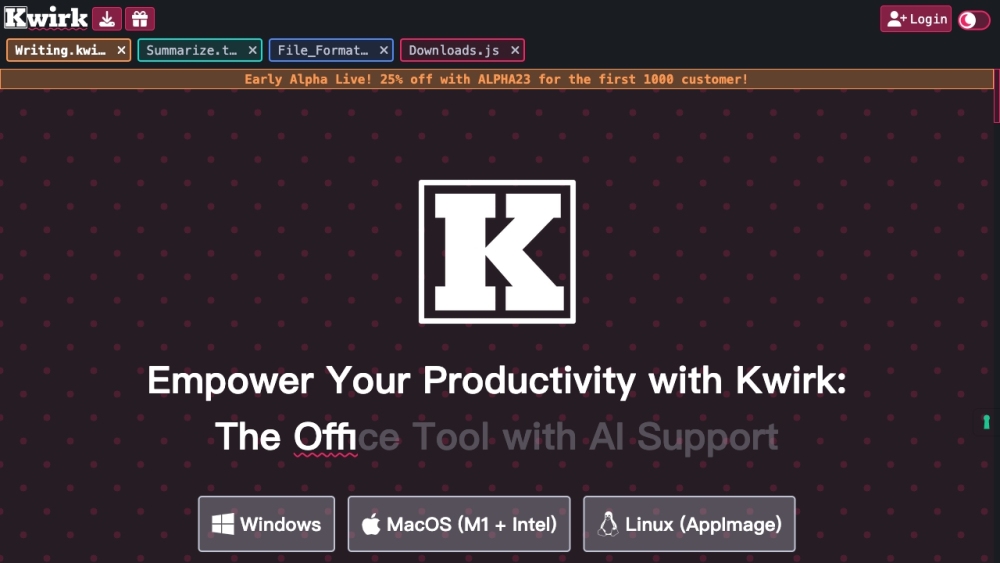 Kwirk.io - AI assisted working: Enhance Productivity with AI Tools