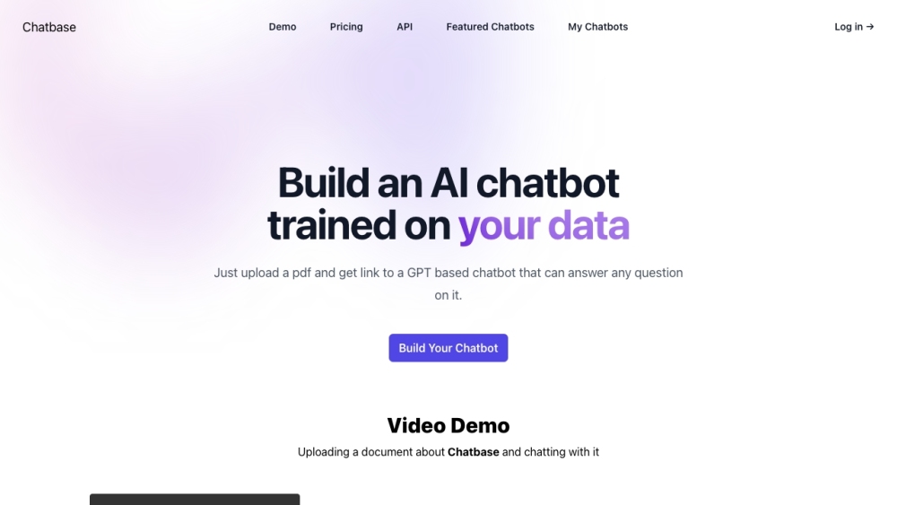 **Chatbase: AI Chatbot Builder for Custom Website Integration**