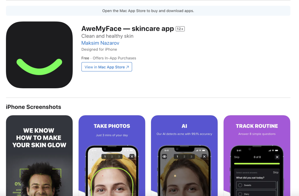 AweMyFace: Ultimate Skincare App with AI-Powered Acne Detection