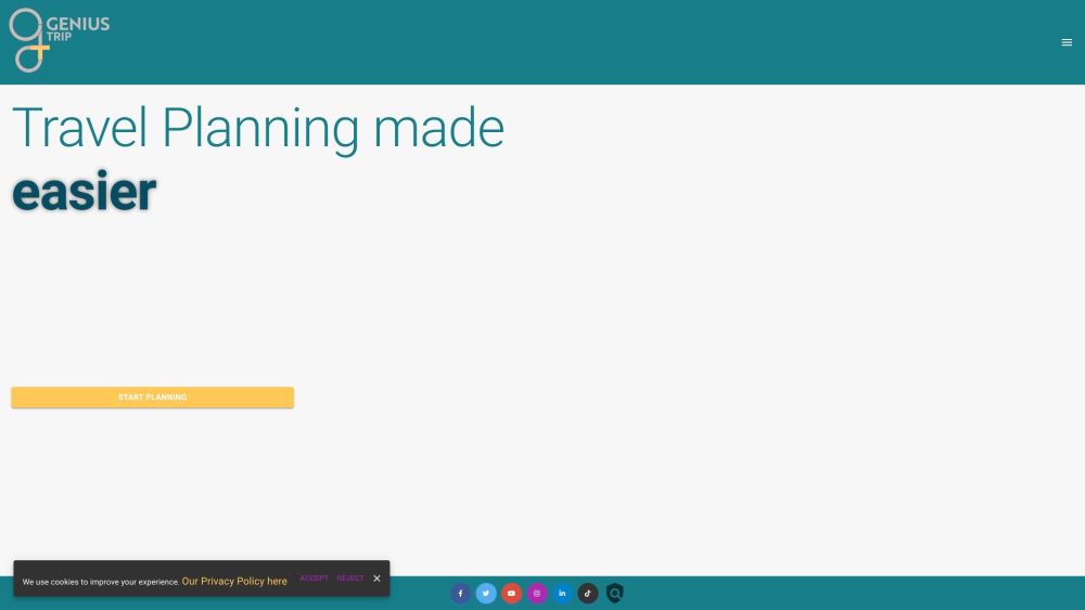 GeniusTrip: Simplify Travel Planning with Ease and Convenience