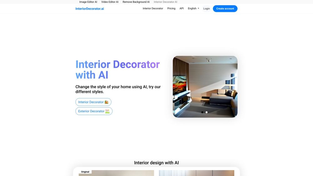 InteriorDecorator.ai: AI-Powered Home Design Ideas for Stylish Spaces