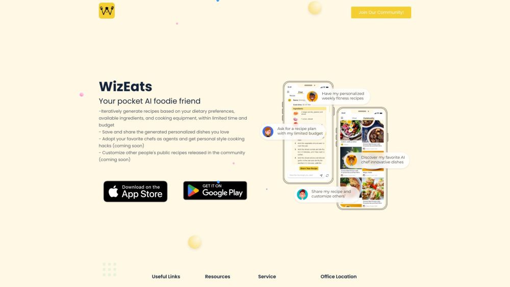 **WizEats: AI-Powered Personalized Food Experiences Platform**