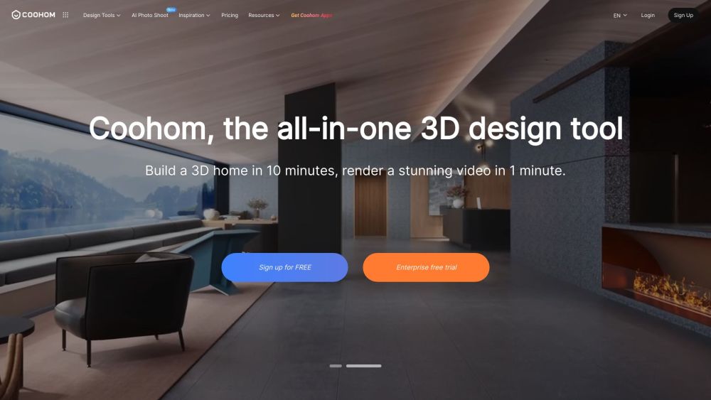 Coohom: Interior Design Tool for Fast, Detailed 3D Visualizations