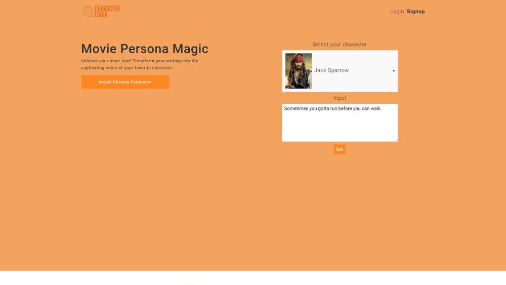 Character Lingo: Enhance Style with Online Platform & Chrome Extension