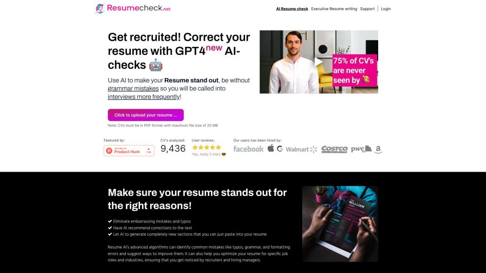 Resumecheck.net: Improve Resumes with Expert Feedback & Tools