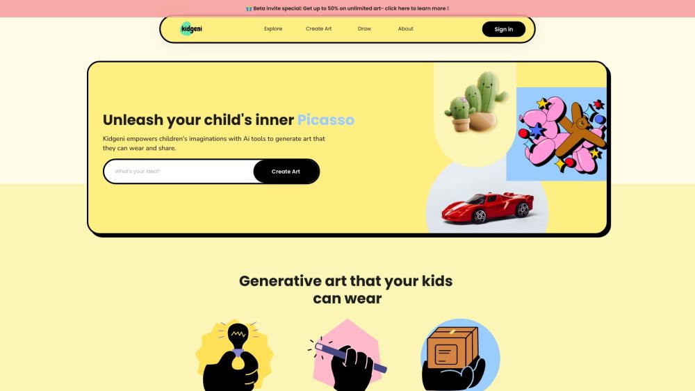 Kidgeni: Teach Kids AI, Fun Tools & Essential Knowledge