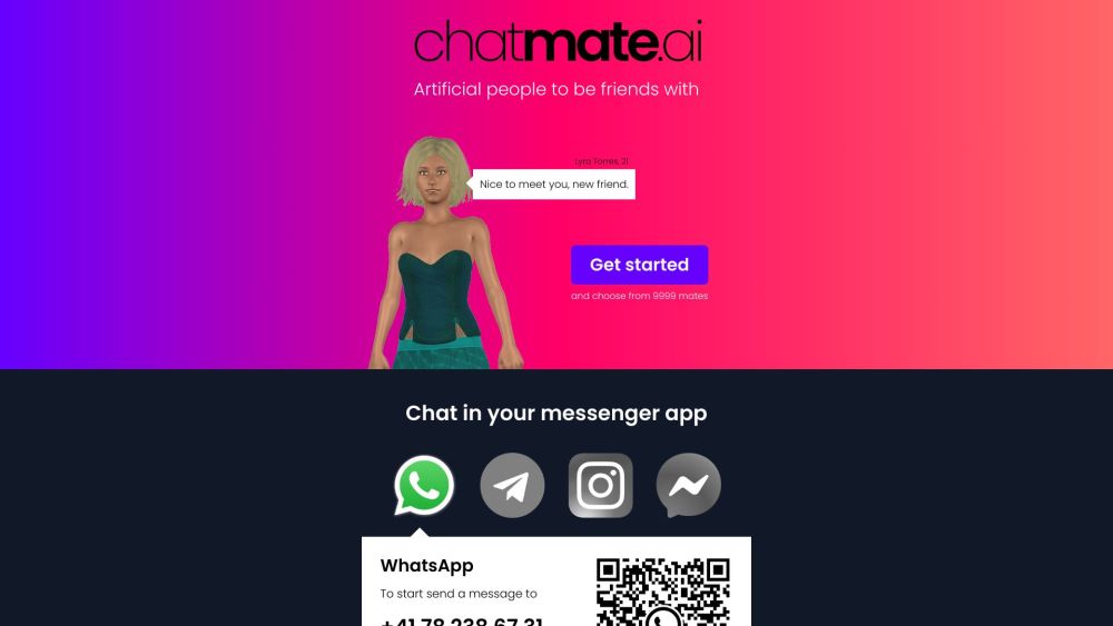 Chatmate AI: Befriend AI Friends with Simulated Lives & Emotions