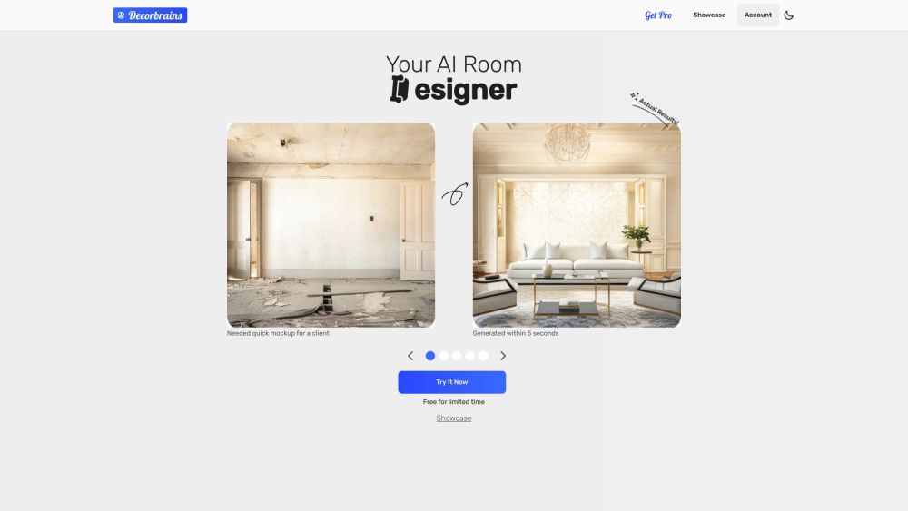 Decorbrains: Room Redesign, Custom Styles & Image Upscaling App