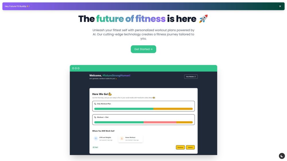 FitForge: AI Fitness Platform with Personalized Workouts & Guidance