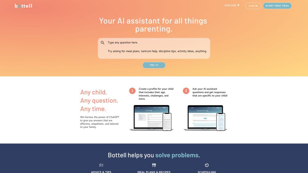 Bottell: Personalized Advice & Resources for Parents' Unique Challenges