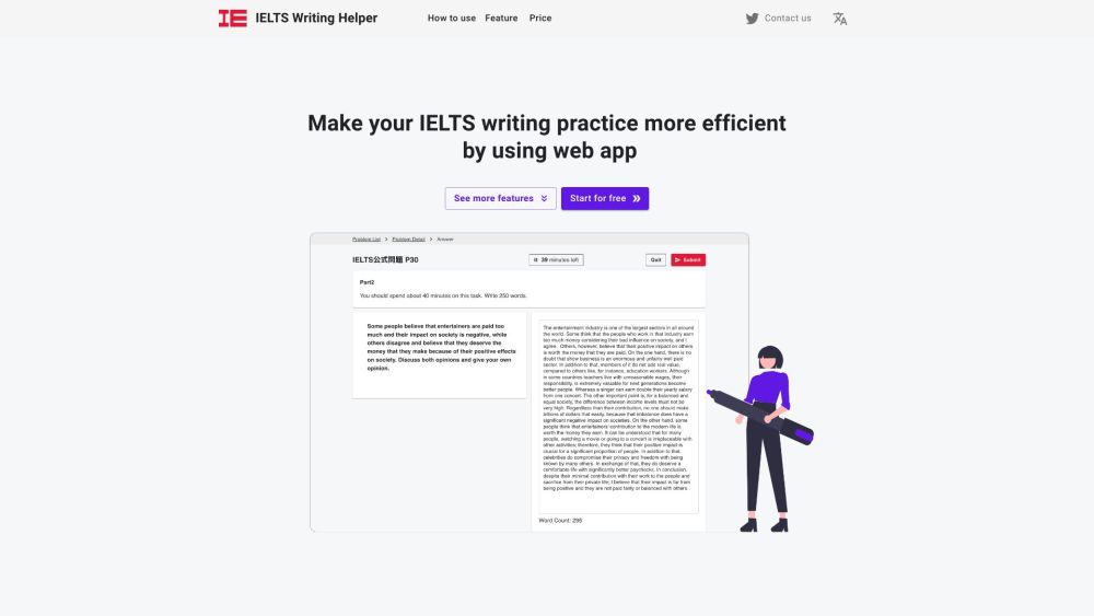 IELTS Writing Helper: Efficient Learning & Feedback for IELTS Writing