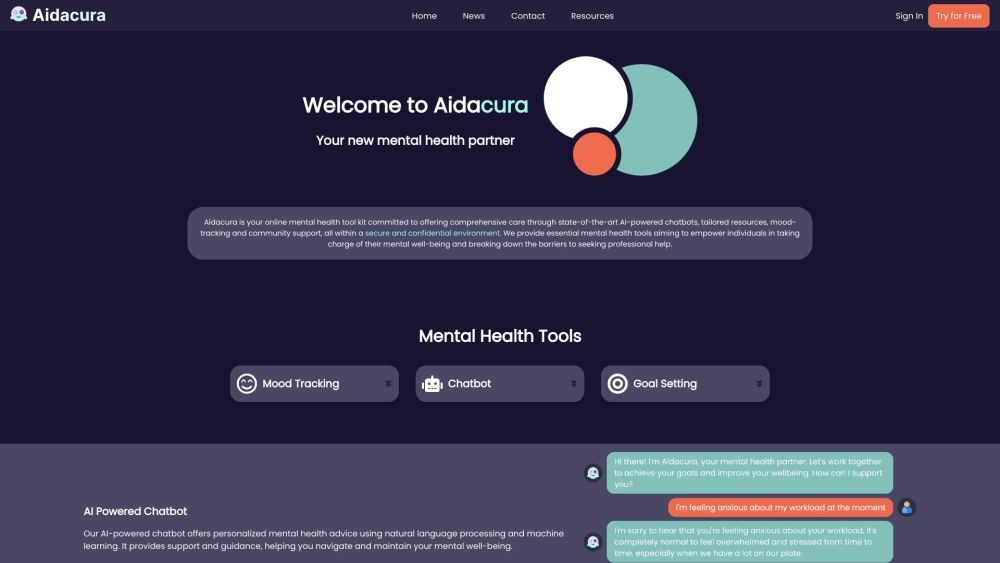 Aidacura : Online Therapy, Affordable Tools & Community Support