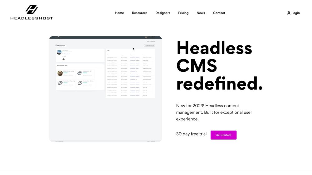 Headlesshost: CMS for Designers, Simplifying Content Management