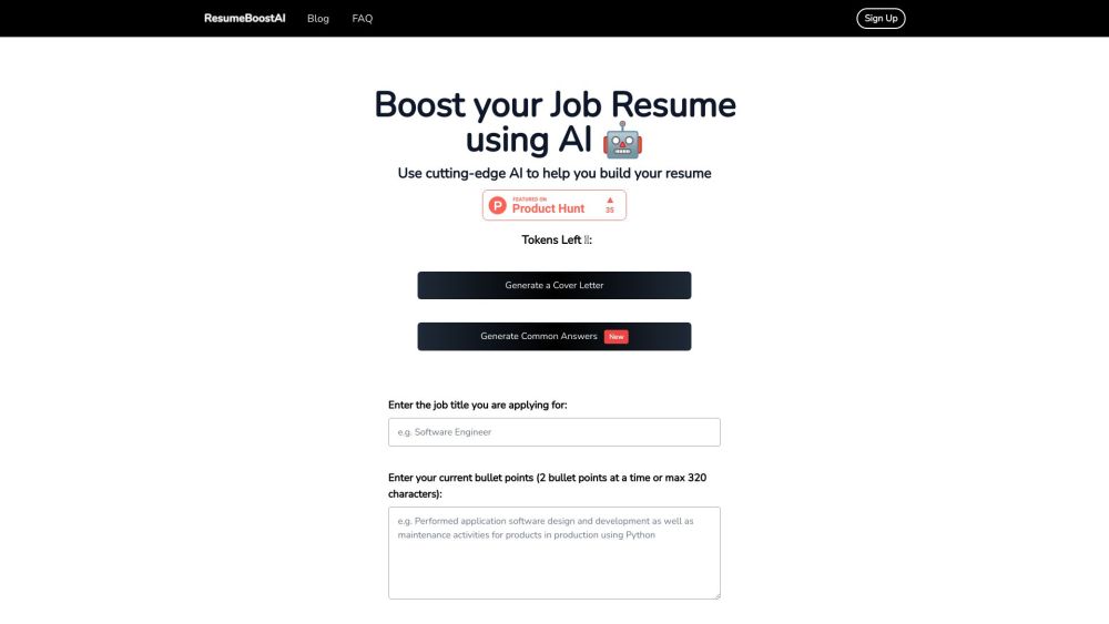 ResumeBoost: Standout Resumes Made Easy with Powerful Website Tools