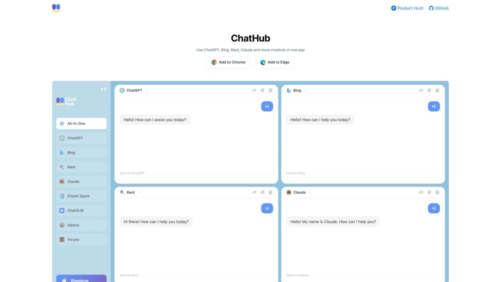 **ChatHub: Use Multiple Chatbots at Once with This Browser Extension**