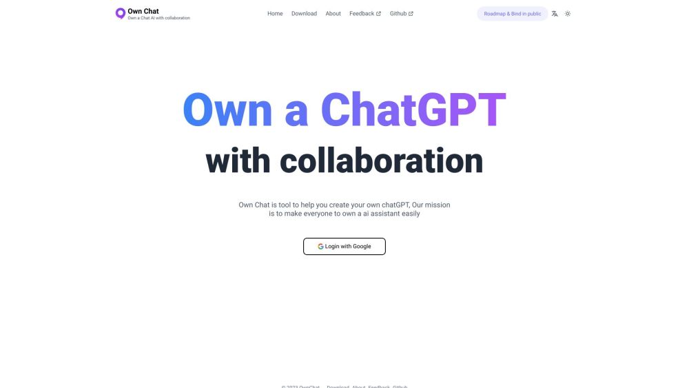 Own Chat: Create & Own AI Assistant Easily with ChatGPT