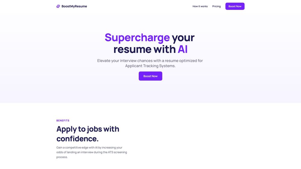 Boost My Resume: AI-Powered Enhancements for Better Interview Success