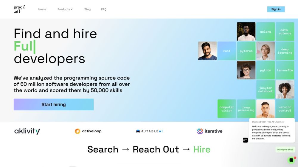 Prog.AI: Hire Top Engineers via AI-Powered Code Analysis