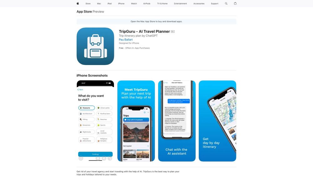 TripGuru: Tailored Trip Tips in Just a Few Taps, Personalized for You