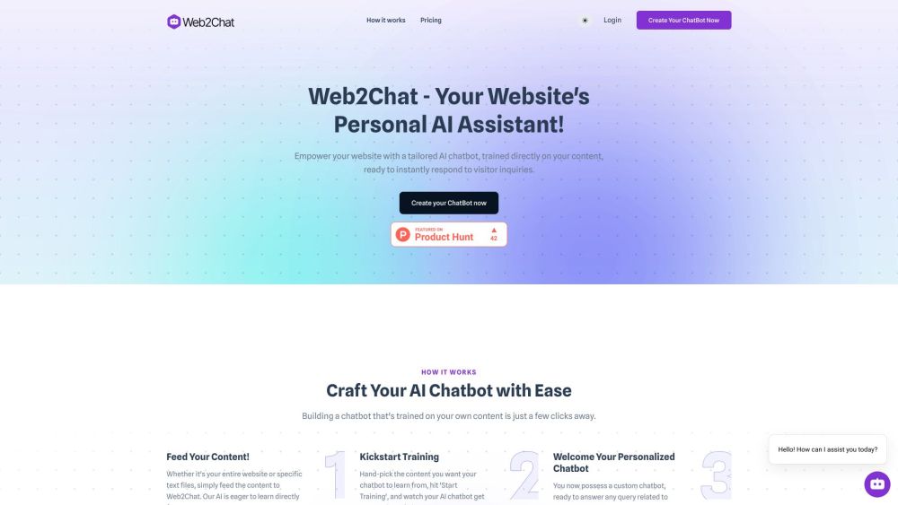 Web2Chat: Craft AI Chatbots, Live Chat, Analytics & Brand Customization