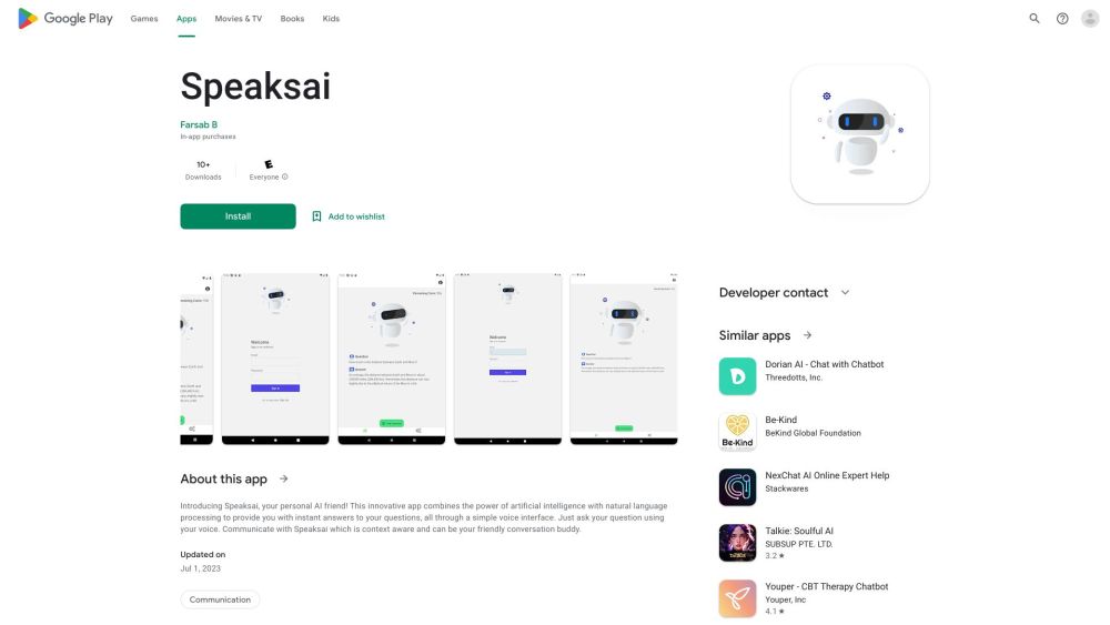 Speaksai: Context-Aware, Voice-Based Conversation Buddy for All Users