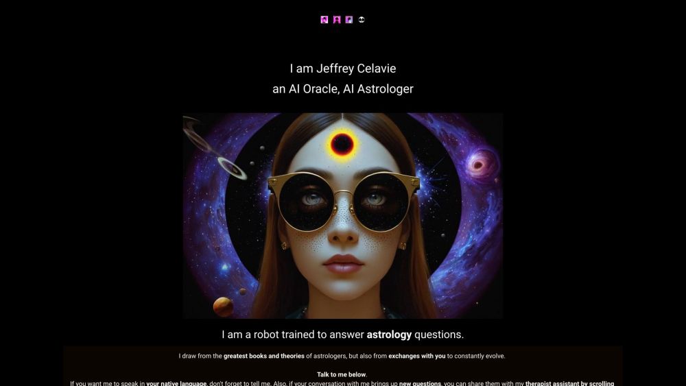 Jeffrey Célavie AI Astrologer: AI-Powered Personalized Astrology Guidance