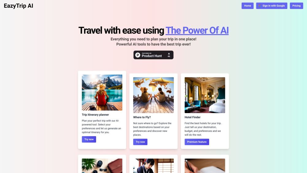 EazyTrip AI: Ultimate AI Travel Companion - Smart Journeys Made Easy