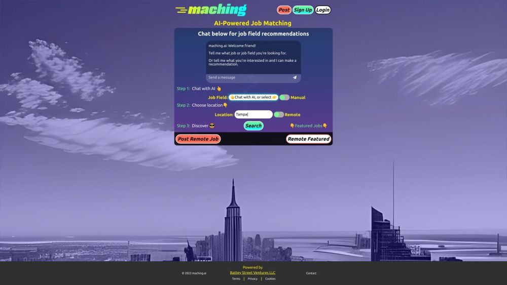 maching.ai : AI-Powered Job Matching for Fast, Perfect Job Opportunities