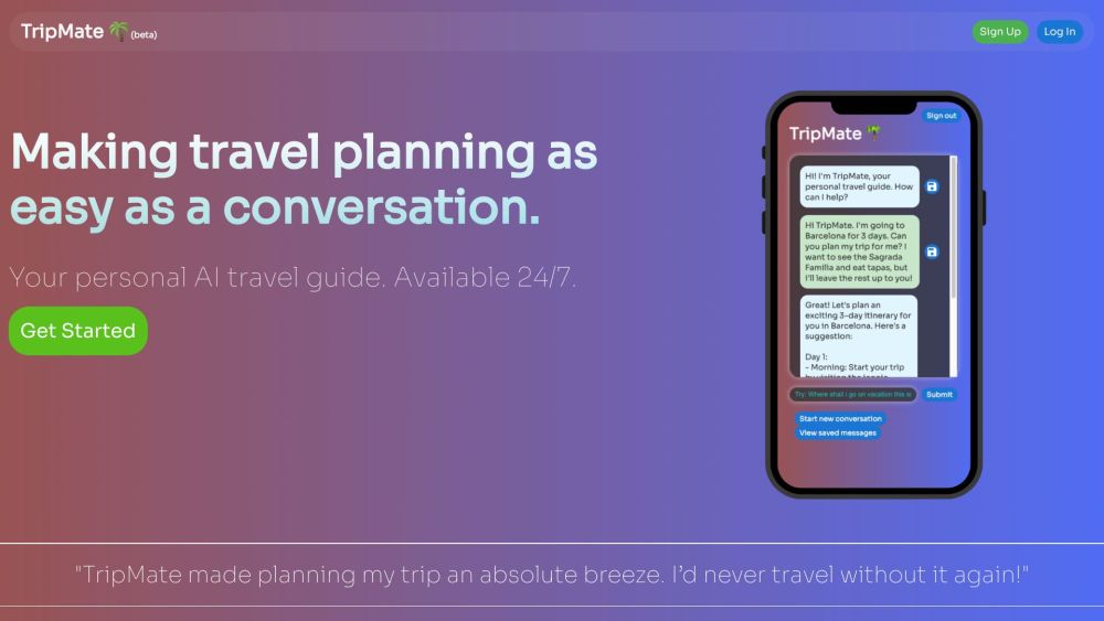 TripMate: AI Trip Planner, Travel Tips & Instant Language Translation