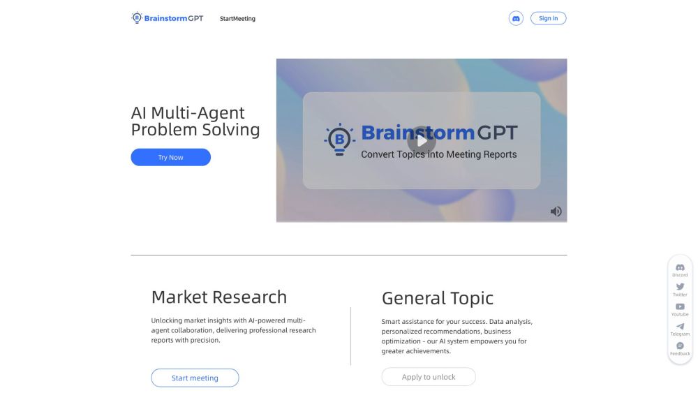 BrainstormGPT: AI Insights & Recommendations for Smart Business Choices