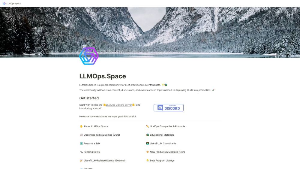 LLMOps.Space: Global Hub for LLM Content, Discussions & Events