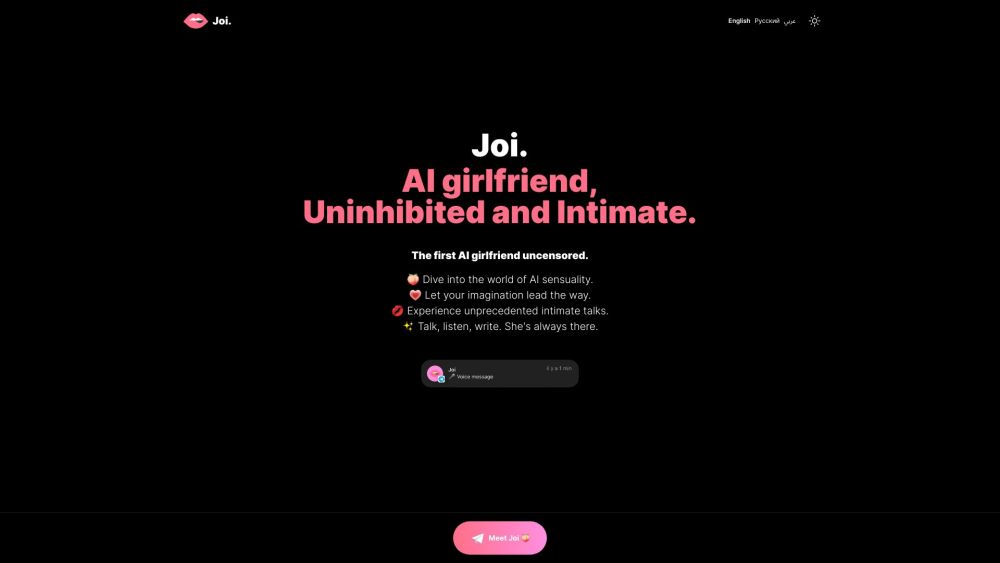 Joi - AI Girlfriend: Intimate Conversations & Companionship Benefits