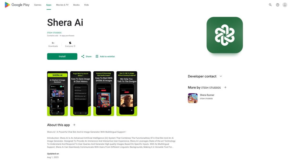 Shera AI: Advanced Chatbot & Image Generator : AI System Combined