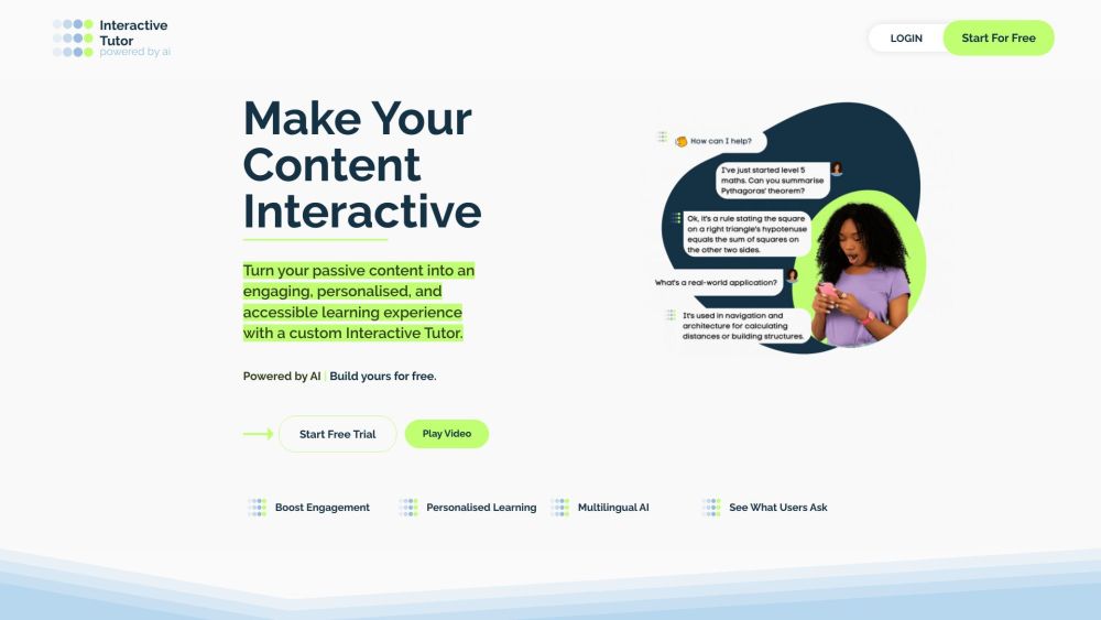 Interactive Tutor: Transform Content into Engaging, Interactive Learning Tools