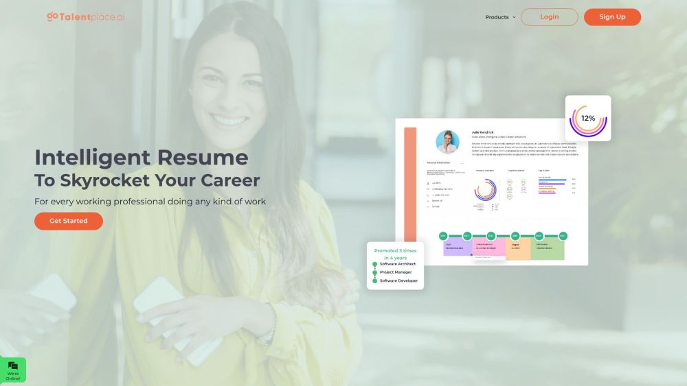 TalentPlace: Data-Driven Career Platform for Shining Resumes & Profiles