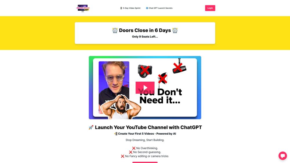 5-Day Video Sprint: Launch Your YouTube Channel in Just 5 Days