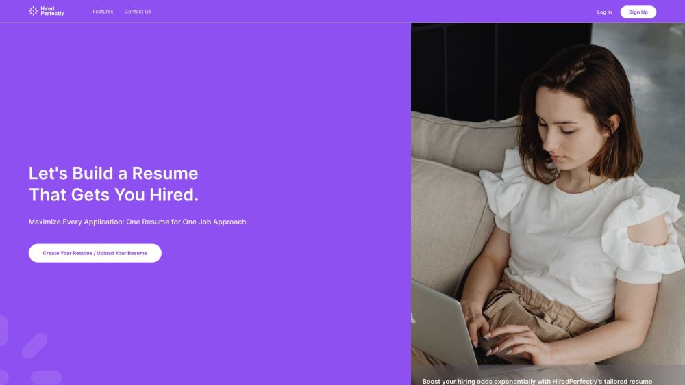 HiredPerfectly: AI-Powered Resumes Tailored for Every Job Application