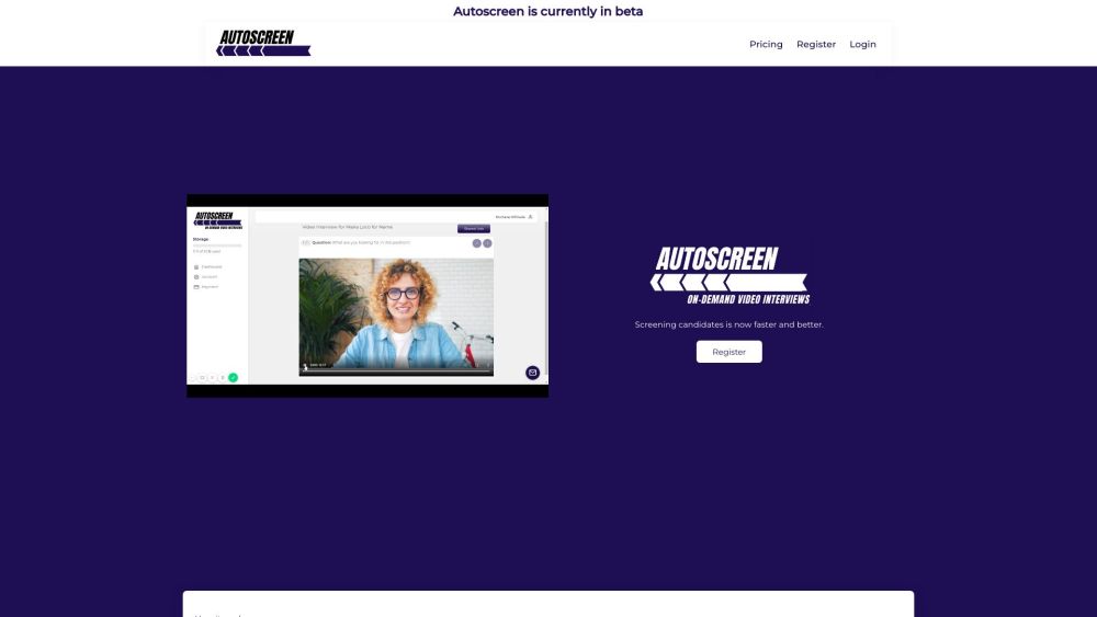 Autoscreen: Tailored, On-Demand Interviews to Revolutionize Hiring